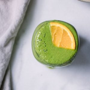 Iron-Boosting Orange Green Smoothie