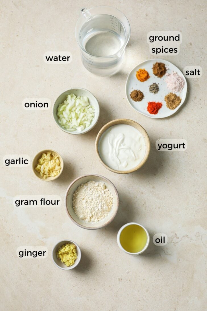 Kadhi gravy ingredients