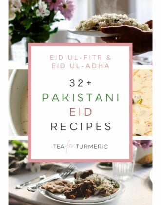 Cover page for 32+ Pakistani Eid Recipes.