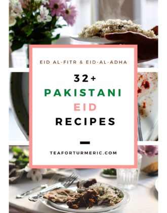 Cover page for 32+ Pakistani Eid Recipes.