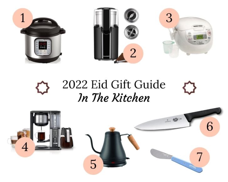 Eid Gift Guide Ideas for the Kitchen in a collage