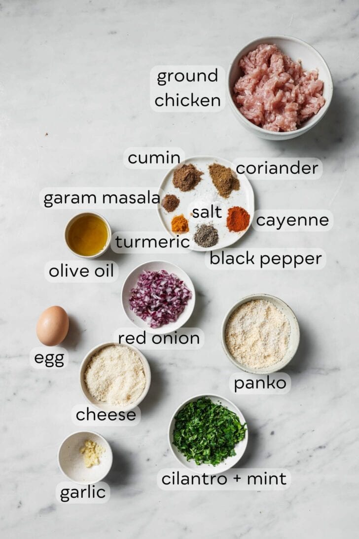 Chicken Kofta Ingredients