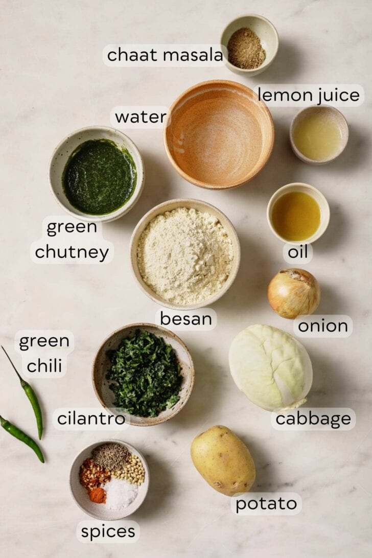 Ingredients for Pakora